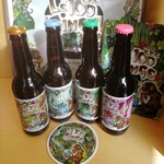 Bières de la micro- brasserie Le 100e Singe