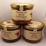 Terrines boeuf et veau du GAEC du Menhir
