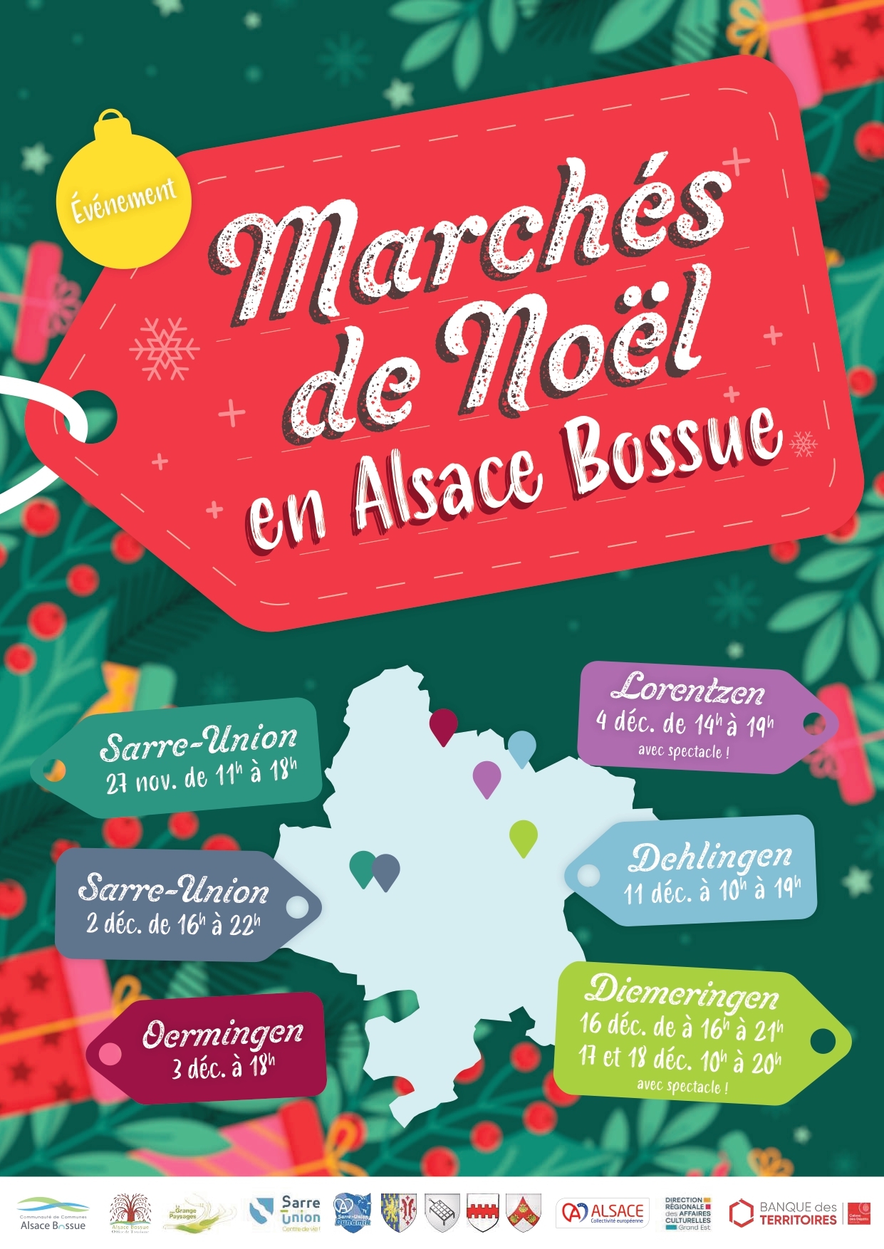 Les Marchés de Noël en Alsace Bossue