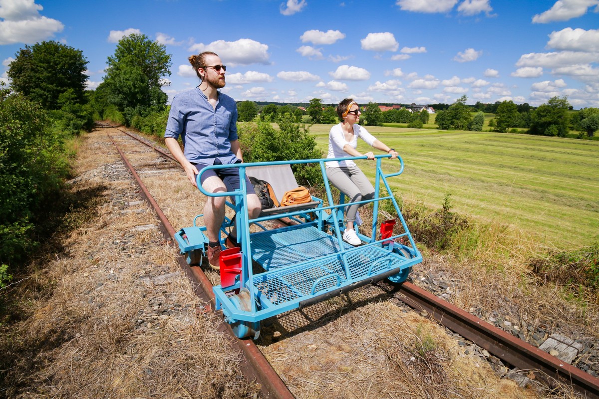 Le vélorail de l'Alsace Bossue 